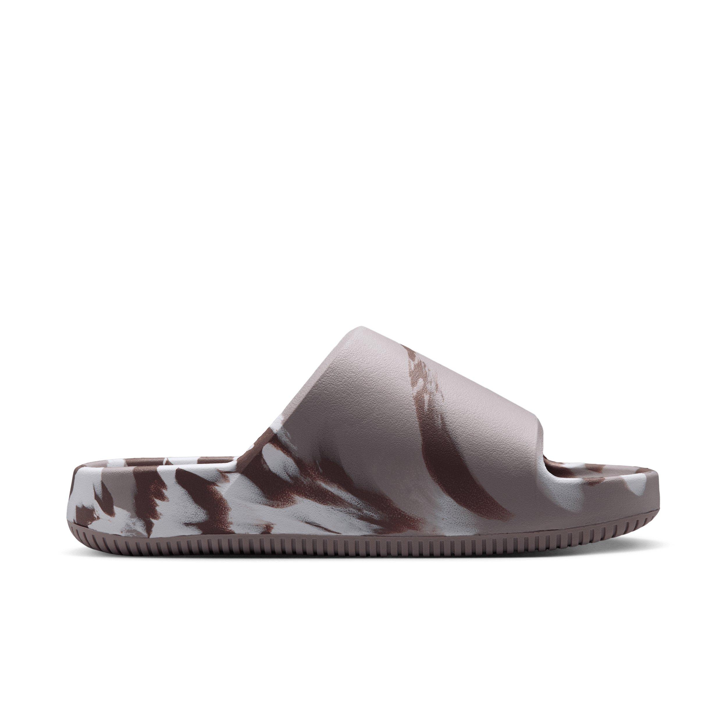 Nike Calm 2.0 Marbled "Sail/Mink Brown/Moon Particle" Women's Slide - SAIL/BROWN/MOON